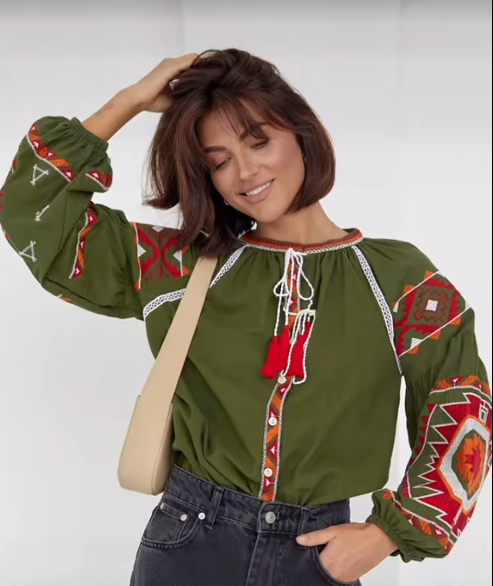 Вишиваночка "Зеленоока"