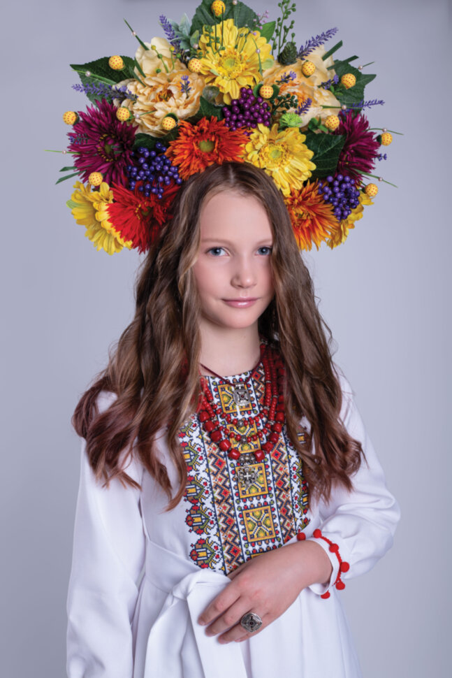 Вишита сукня "Самоцвіт"