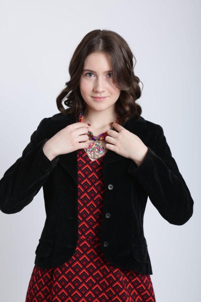 Піджак велюровий