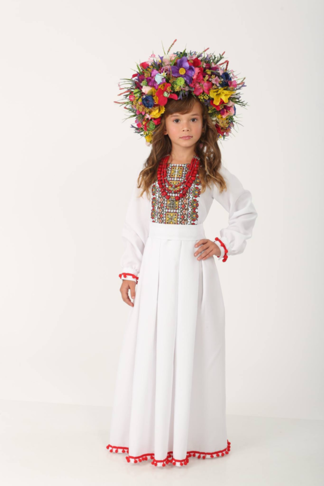 Вишита сукня "Самоцвіт"