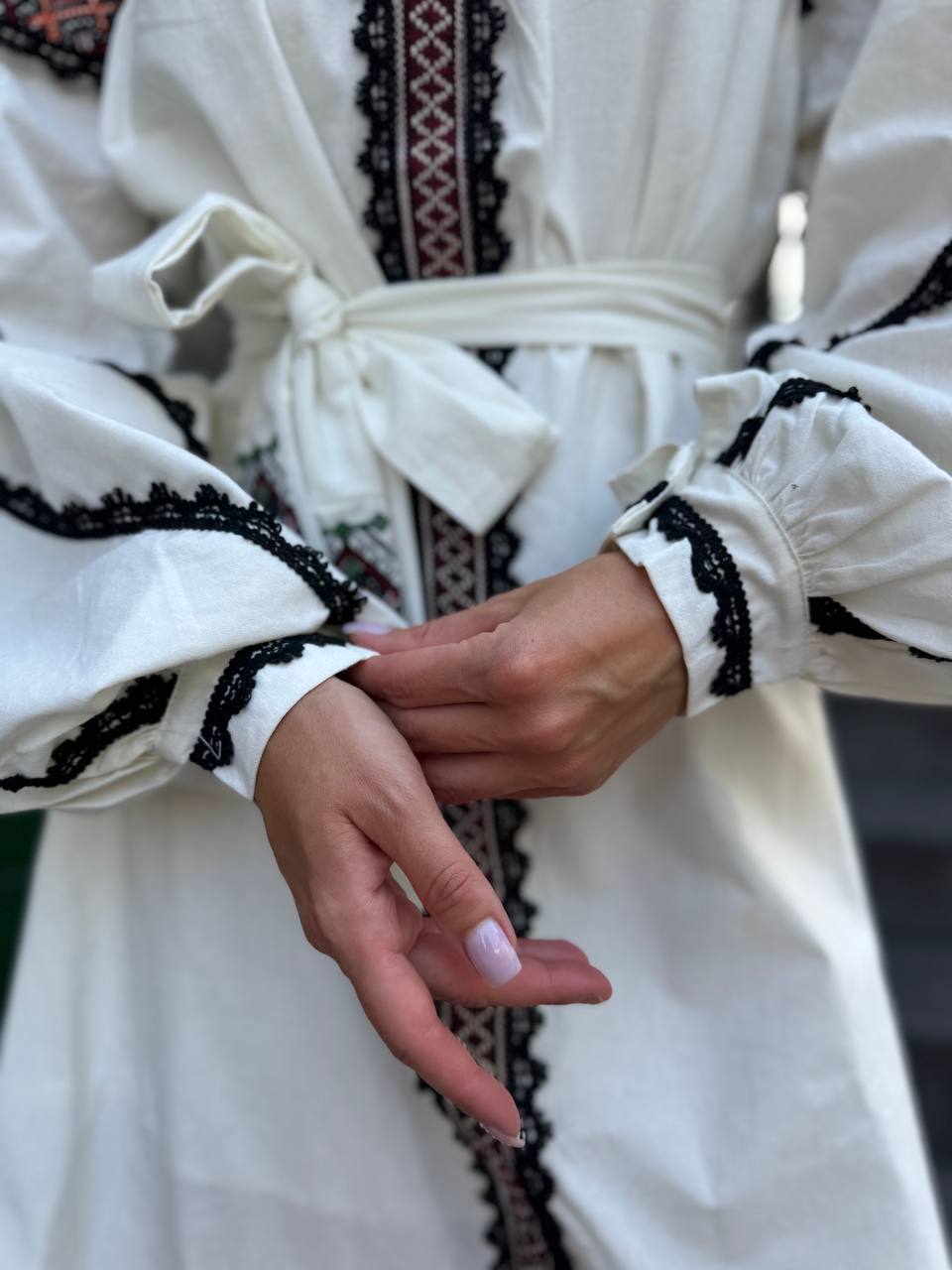 Вишита сукня "Серце у візерунках"