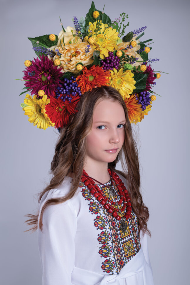 Вишита сукня "Самоцвіт"