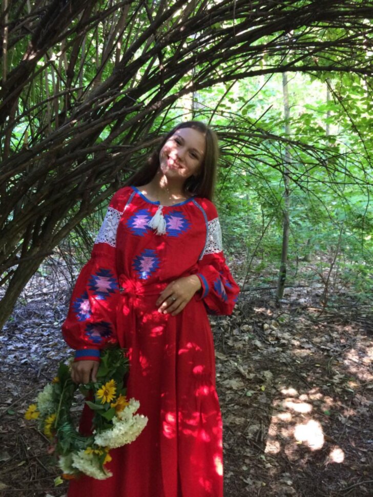 Вишита сукня "Вогонь"