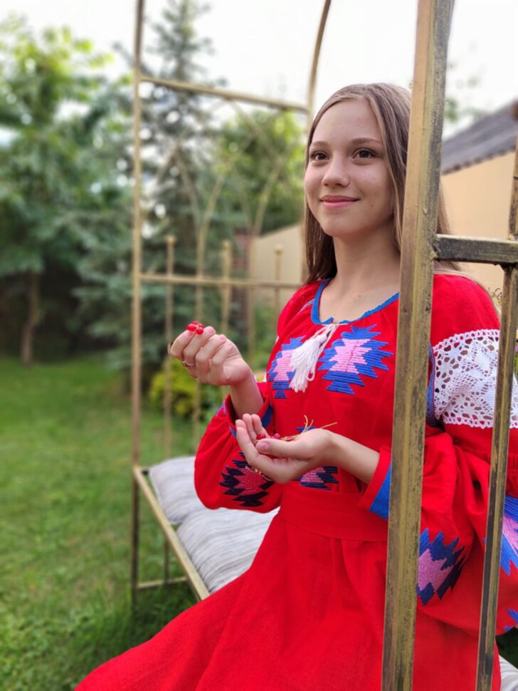 Вишита сукня "Вогонь"