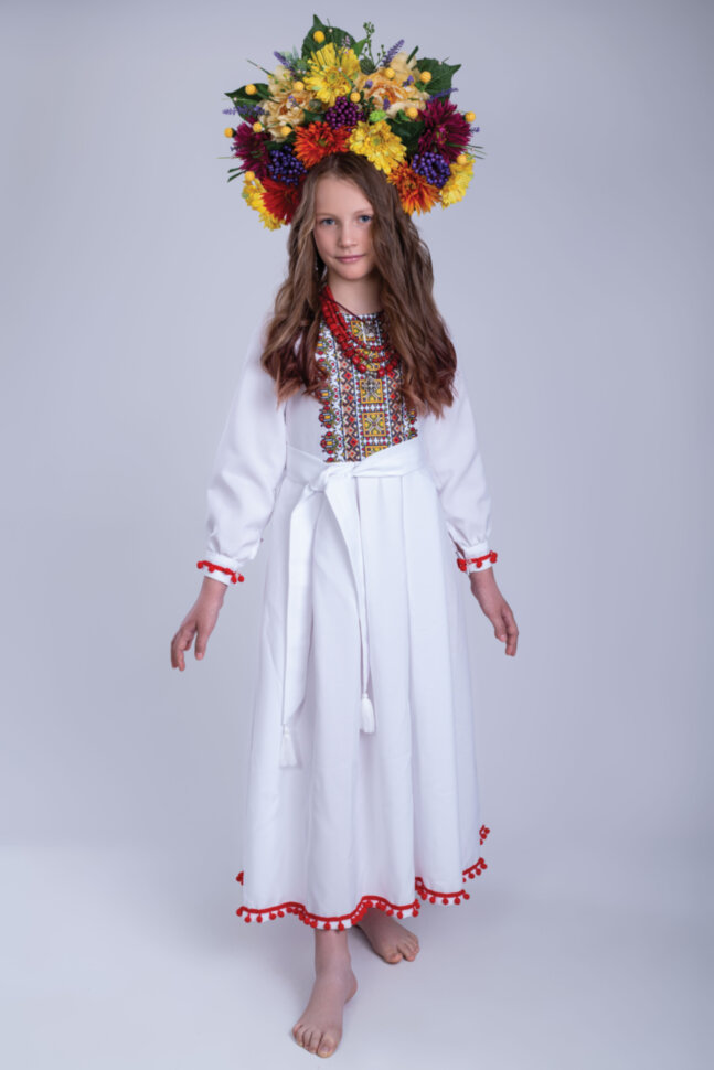 Вишита сукня "Самоцвіт"