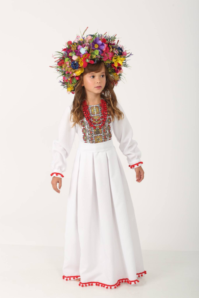 Вишита сукня "Самоцвіт"