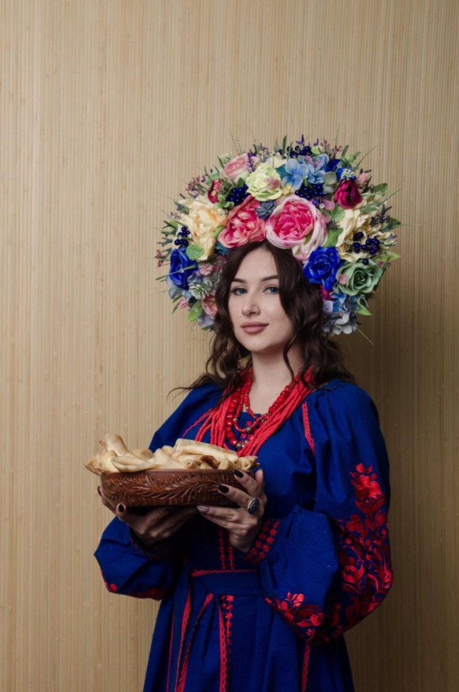 Вишита сукня "Осіння ніжність"